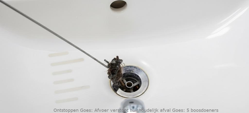 Afvoer verstopt huishoudelijk afval Goes: 5 boosdoeners