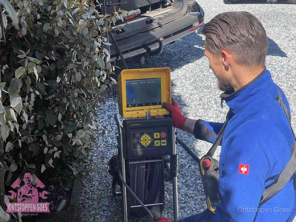 Rioolinspectie met camera in Goes