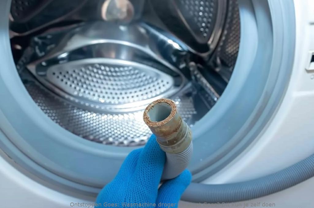 Wasmachine droger verstopt Goes? Dit kun je zelf doen